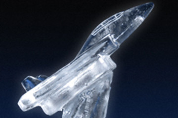 Aeroplane Ice Sculpture