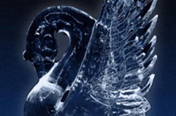 Swan Ice Sculpture