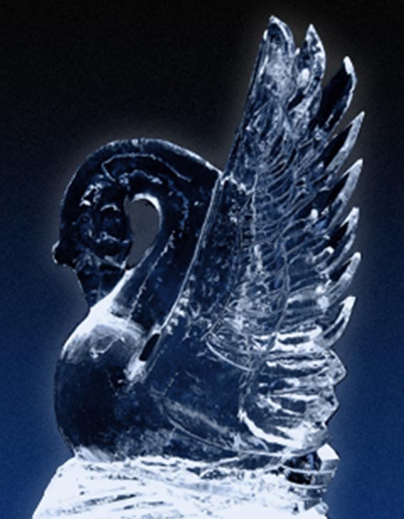 Carlisle Swan Shaped Ice Sculpture Mold For Party/Wedding