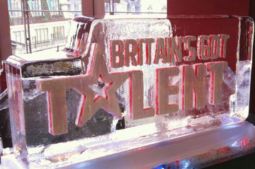Britain's Got Talent Ice Sculpture