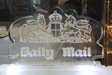 Daily Mail Ice Sculpture