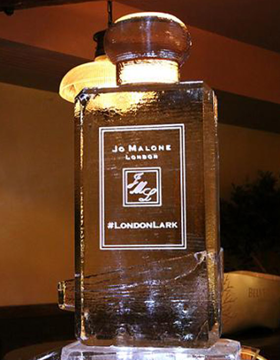 Jo Malone Perfume Bottle Ice Sculpture