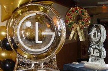 LG Logo Ice Sculpture